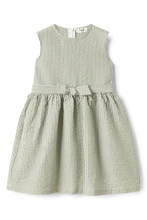 green fabric dress IL GUFO KIDS | P25VA332C1080562